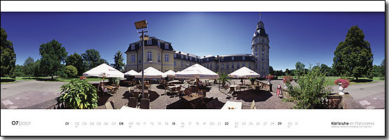 07|2007 Karlsruher Schlo mit Schlopark und Cafe, 360