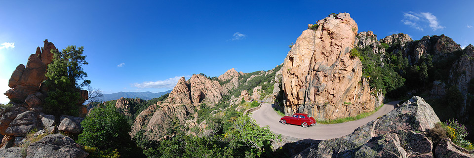 Panoramafoto: Calanche de Piana - Korsika