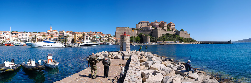 Panoramafoto: Calvi - Korsika
