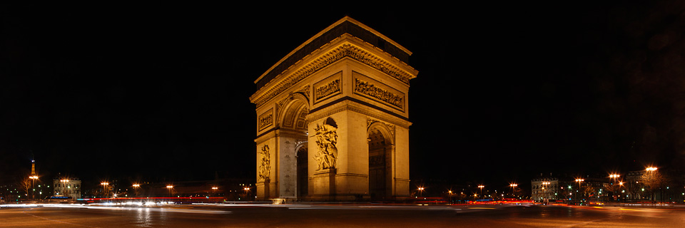 Panoramafoto: Arc de Triomphe - Paris