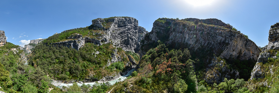 Panoramafoto: Gorges du Verdon - Provence
