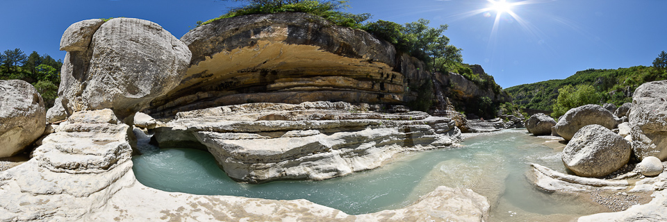 Panoramafoto: Gorges de la Méouge - Haut Provence