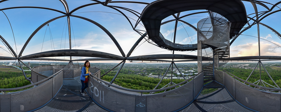Panoramafoto: Tetraeder - Bottrop